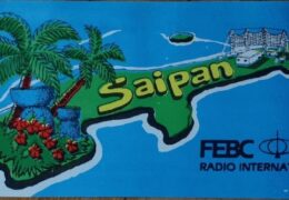 QSL KFBS Saipan Северные Марианские острова FEBC 1998 год