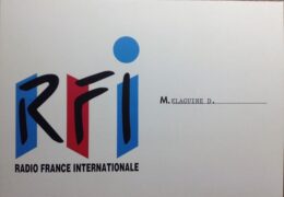 QSL Франция Radio France International Май 1996 года