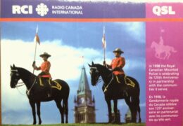 QSL RCI Канада Radio Canada International Октябрь 1998 года
