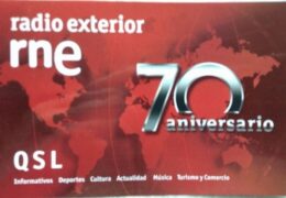 QSL Radio Exterior de Espana Испания REE Ноябрь 2013 года