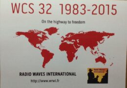 QSL Radio Waves International Франция Channel 292 Германия Ноябрь 2015 года