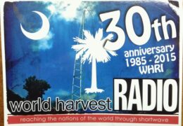 QSL WHRI США World Harvest Radio Январь 2016 года