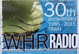 QSL T8WH Palau Палау World Harvest Radio Март 2016 года