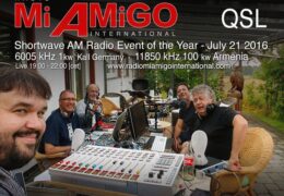 e-QSL Radio Mi Amigo International Армения 21 июля 2016 года