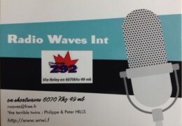 QSL Radio Waves International Франция Channel 292 Германия Сентябрь 2016 года