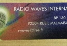 QSL Radio Waves International Франция Channel 292 Германия 18 сентября 2016 года