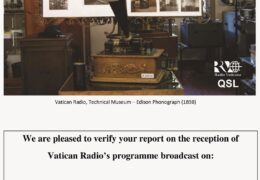 e-QSL Radio Vaticana Christmas special Ватикан 24 декабря 2016 года