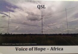 QSL Voice of Hope Africa Замбия Февраль 2017 года