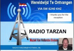 e-QSL Radio Tarzan Нидерланды Май 2017 года